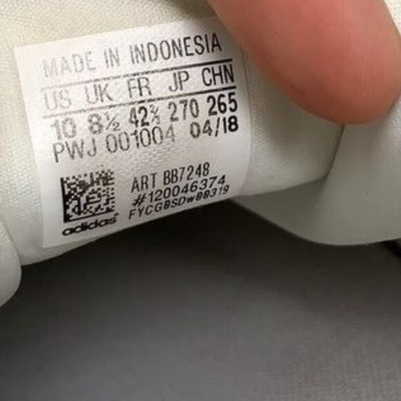 Adidas white sneakers size 10 Women bb7248 - Picture 6 of 9